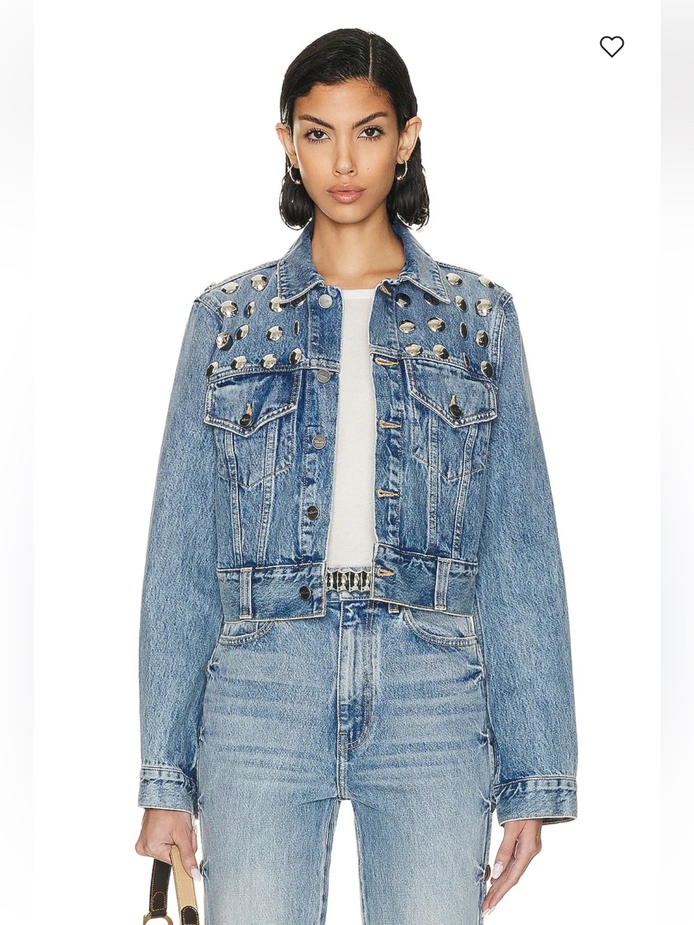 KHAITE Studded Rizzo Jean Jacket - Picture 3 of 15